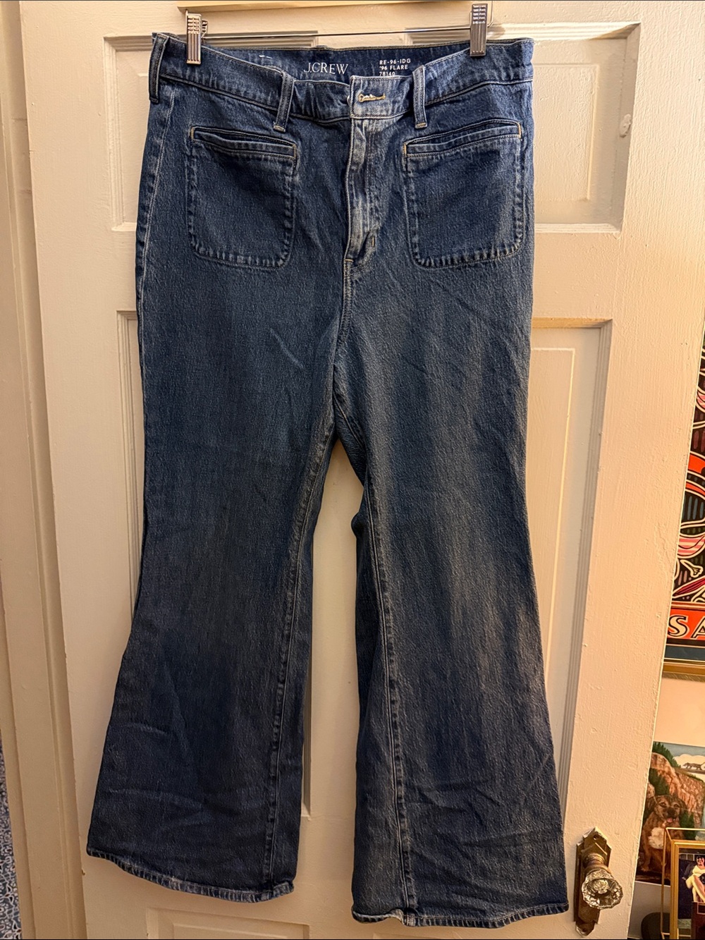 J. Crew Dark Indigo Flare Jeans